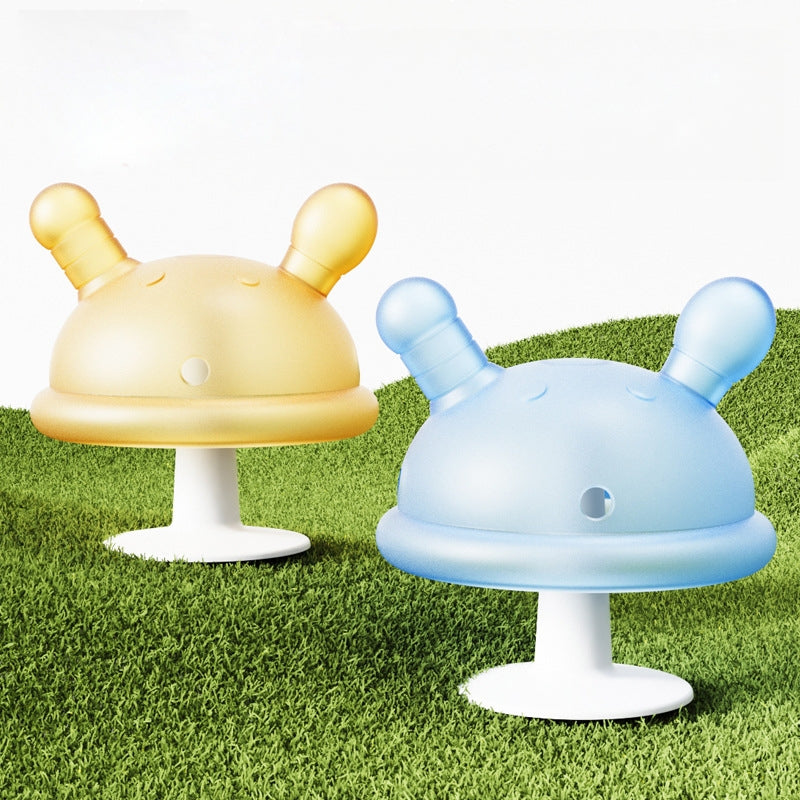 Mushroom Silicone Teething Toy Baby Pacifier Teether