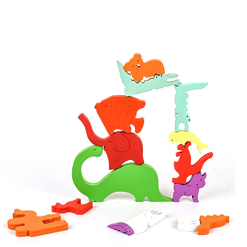 Wooden 3D Animal Puzzle Educational Toy for Kids 3