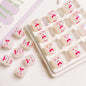 10pcs 14mm Funny Expression Square Acrylic Beads Jewelry Making 6