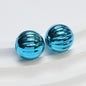 50pcs 14mm Pumpkin Acrylic Beads Silver Gold Black Red Pink Green Blue 8