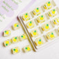 10pcs 14mm Fruit Square Transparent Acrylic Beads DIY Bracelet Making 16