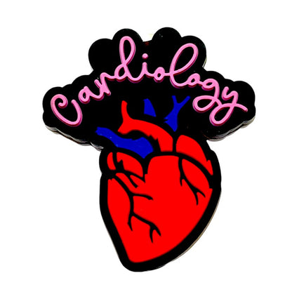 20pcs Silicone Focal Beads Heart With Script Detail