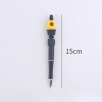 Sunflower Silicone Beaded Pens Handmade Office School Supplies Gift 5