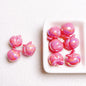 10pcs 16mm Peach Acrylic Beads Jewelry Making Craft Supplies 11
