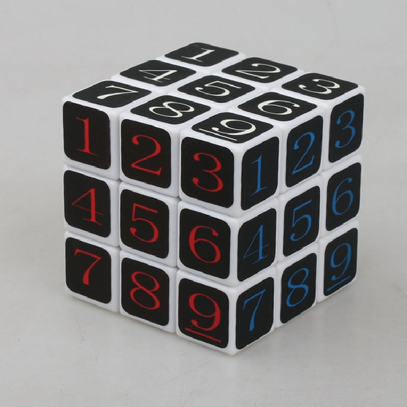 Plastic Number Puzzle Fidget Cube Rubik's Cube 57mm 8