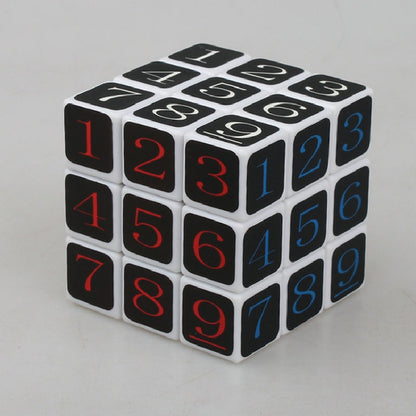 Plastic Number Puzzle Fidget Cube Rubik's Cube 57mm 8