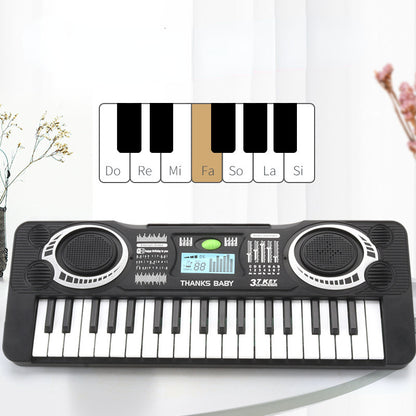 Plastic Kids 37 Key Electronic Keyboard Musical Instrument Toy
