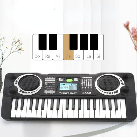 Plastic Kids 37 Key Electronic Keyboard Musical Instrument Toy