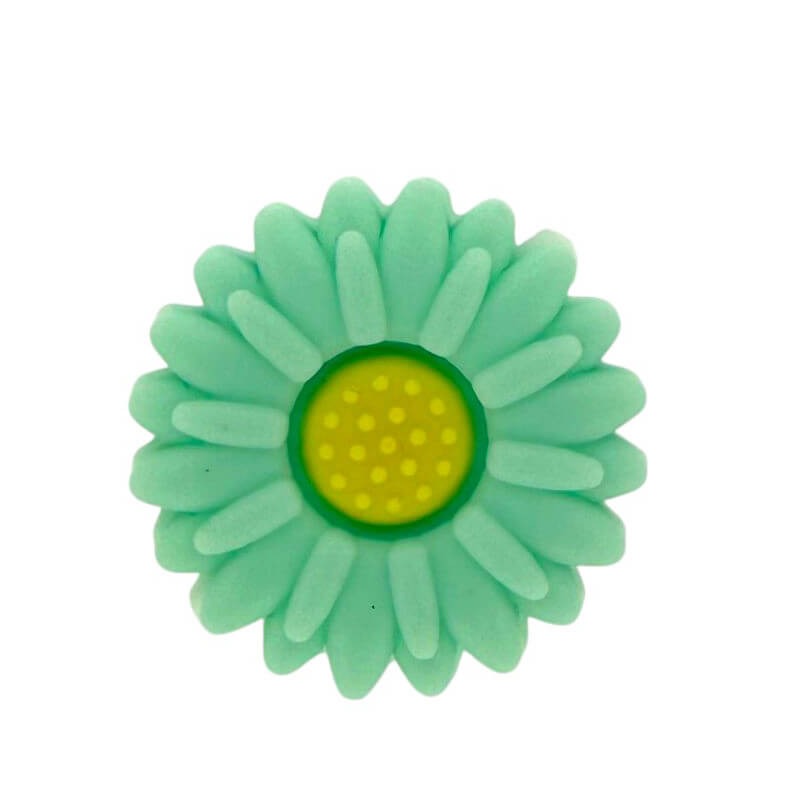 20Pcs Silicone Focal Beads Daisy Sunflower Front Facing Design 14