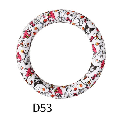 65mm Printed Silicone Beads Rings 11