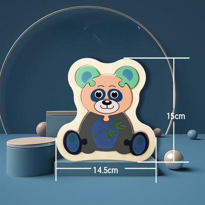 Wooden 3D Animal Puzzle Educational Toy for Kids 21