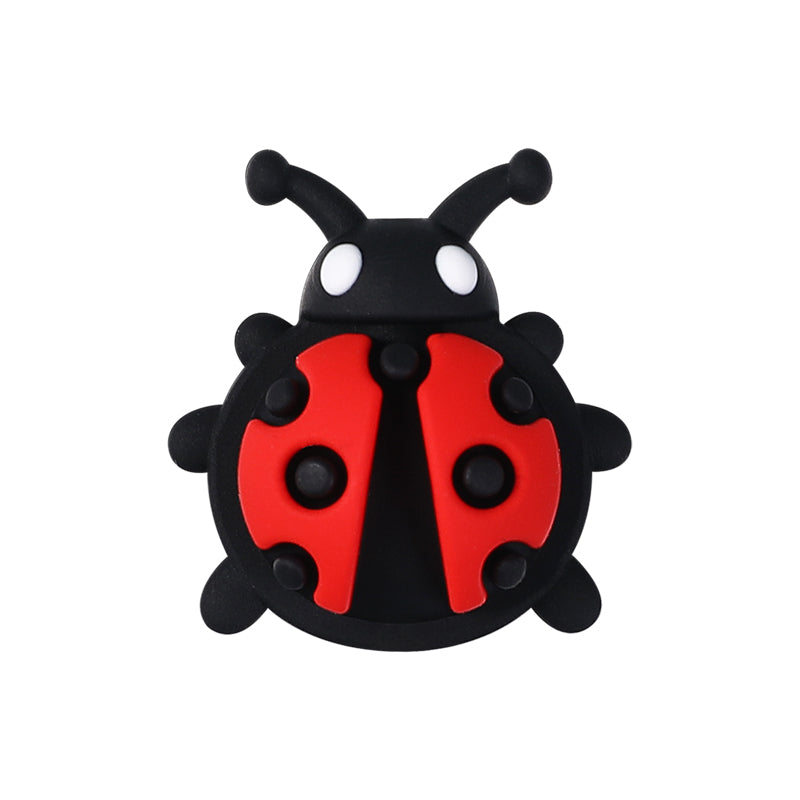 20Pcs Silicone 3D Focal Beads Ladybug Wasp Insect Design 10