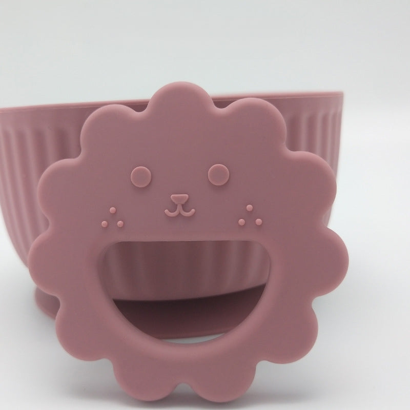 Silicone Baby Teething Toy Flower Shape 2 Pcs Set 2