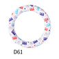 65mm Printed Silicone Beads Rings 19