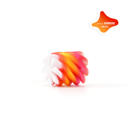 3D Printed Fidget Toy Flexible Spiral Cones 5cm