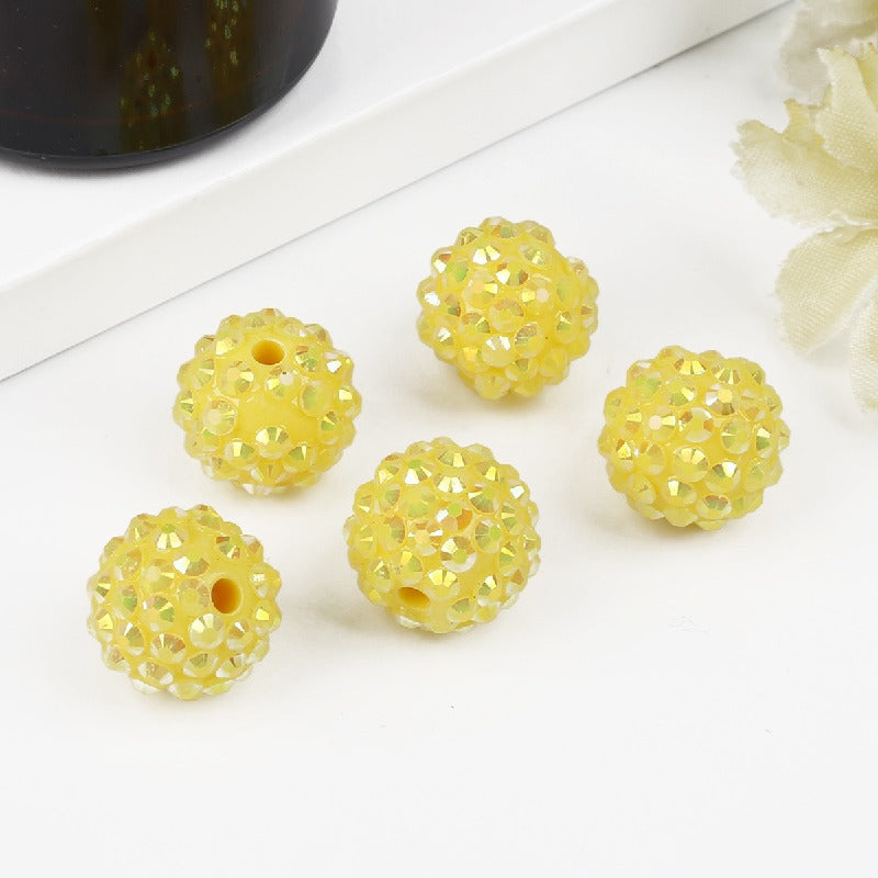 50pcs 12mm Rhinestone Beads DIY Jewelry Making Craft Supplies 7