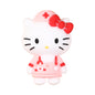 20Pcs Silicone 3D Focal Beads White Cat Wearing Nurse Hat with Stethoscope 13