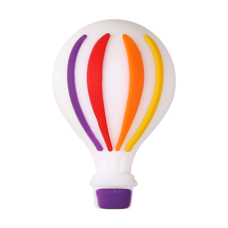20Pcs Silicone 3D Focal Beads Hot Air Balloon Layered Wings 15
