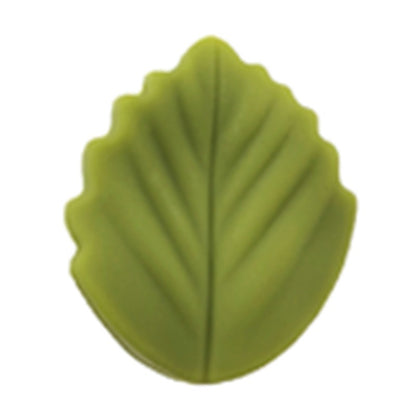 20pcs Silicone Focal Beads Colorful Leaves Leaf Shape 8