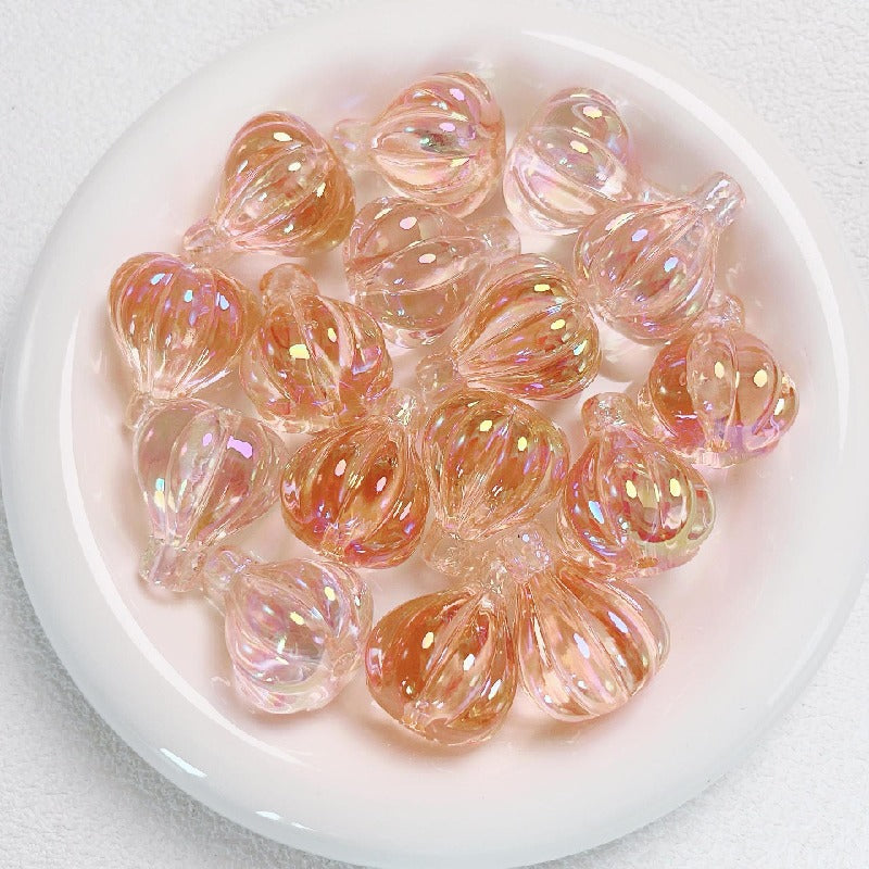 5pcs 30x25mm Hot Air Balloon Transparent Acrylic Beads 8