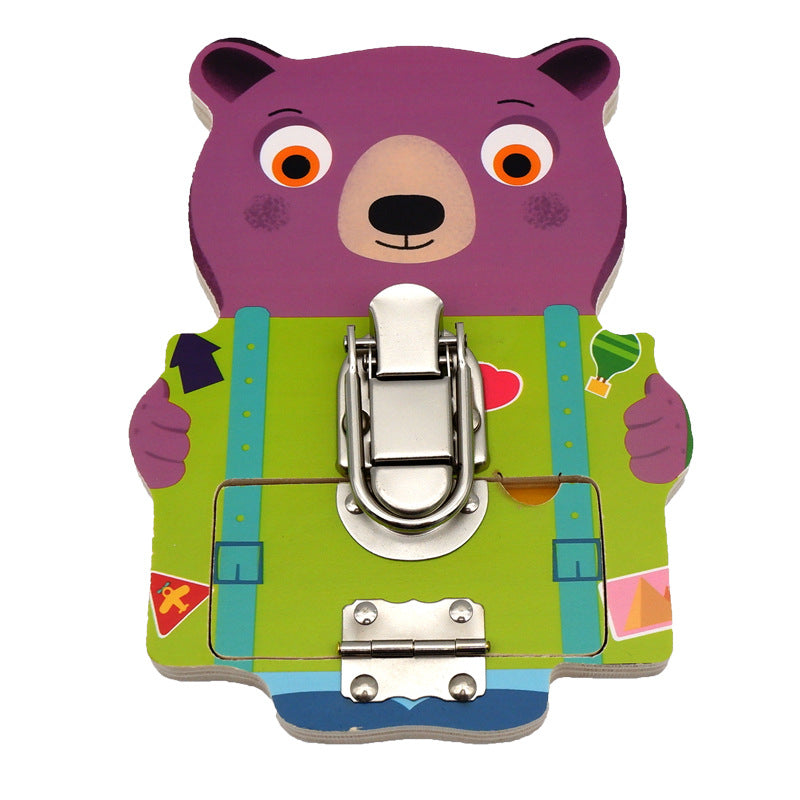 Wooden Children Unlocking Montessori Toys for Toddlers 7