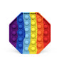 Silicone Pop It Fidget Toy Octagon Shape 12.5cm for Kids
