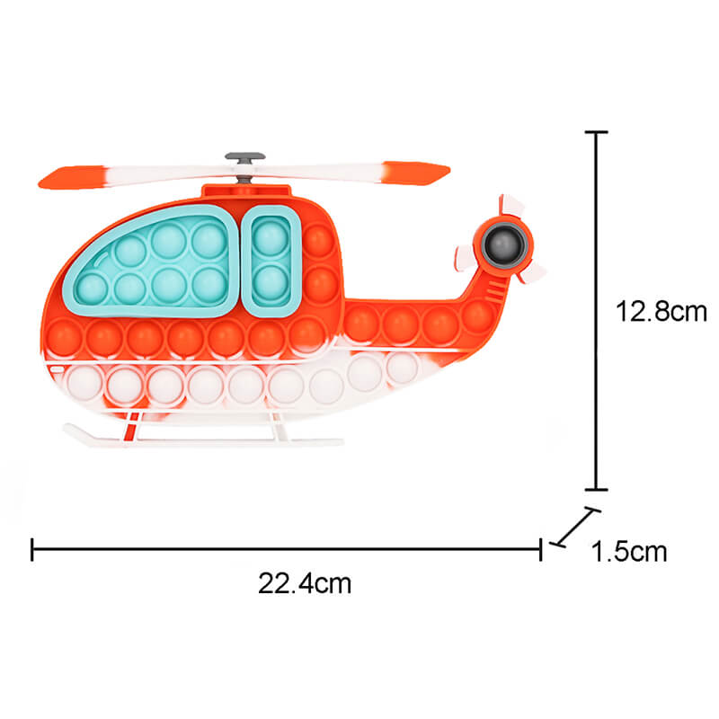 Silicone Pop It Fidget Toy for Boys Assorted Shapes 10