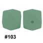 50pcs 14mm Hexagon Silicone Beads Solid Color Variety Options 47