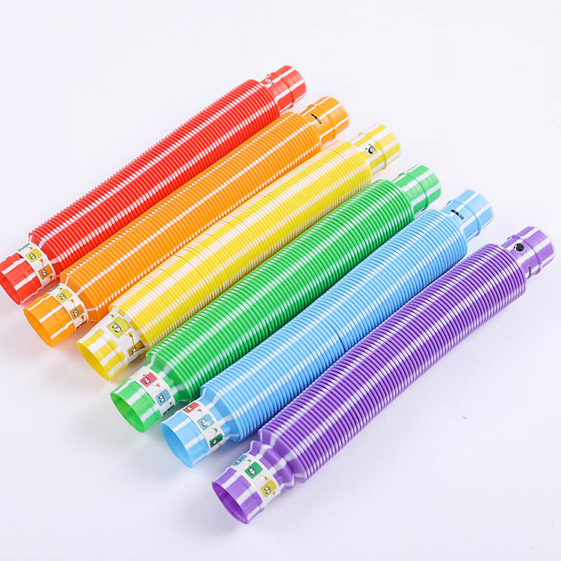 Light Up Pop Tubes Sensory Fidget Toy Normal and Large Sizes 14