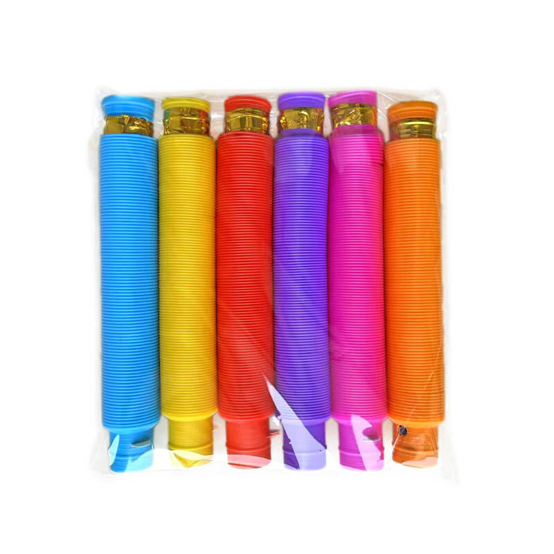 Light Up Pop Tubes Sensory Fidget Toy Normal and Large Sizes 9