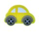 Slika varijacije za mali žuti automobil