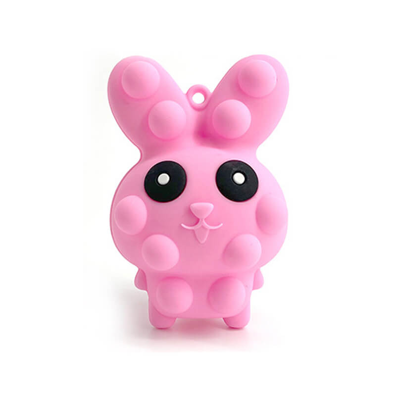 3D Pop Its Rabbit Fidget Toy pink
