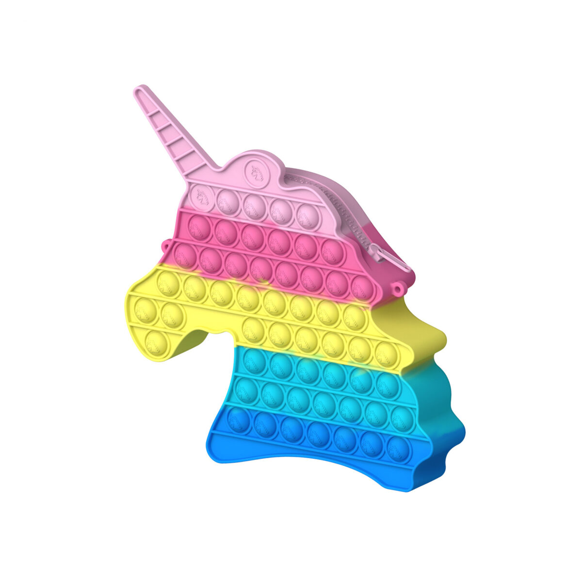 Big Unicorn Pop Its Purse Fidgret Purse Toy With Strap