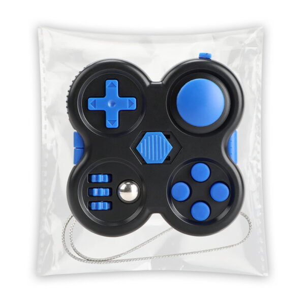 Blue 12 Fuctions Fidget Pad Game Controller Fidget Toy