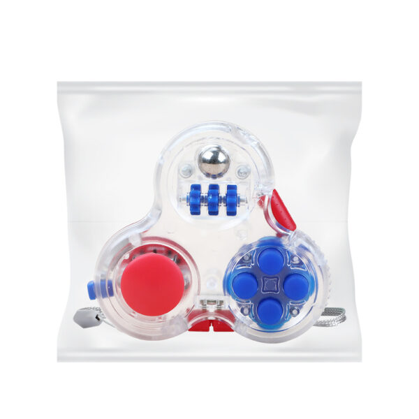 Bluered 10 Fuctions Fidget Pad Game Controller Fidget Toy