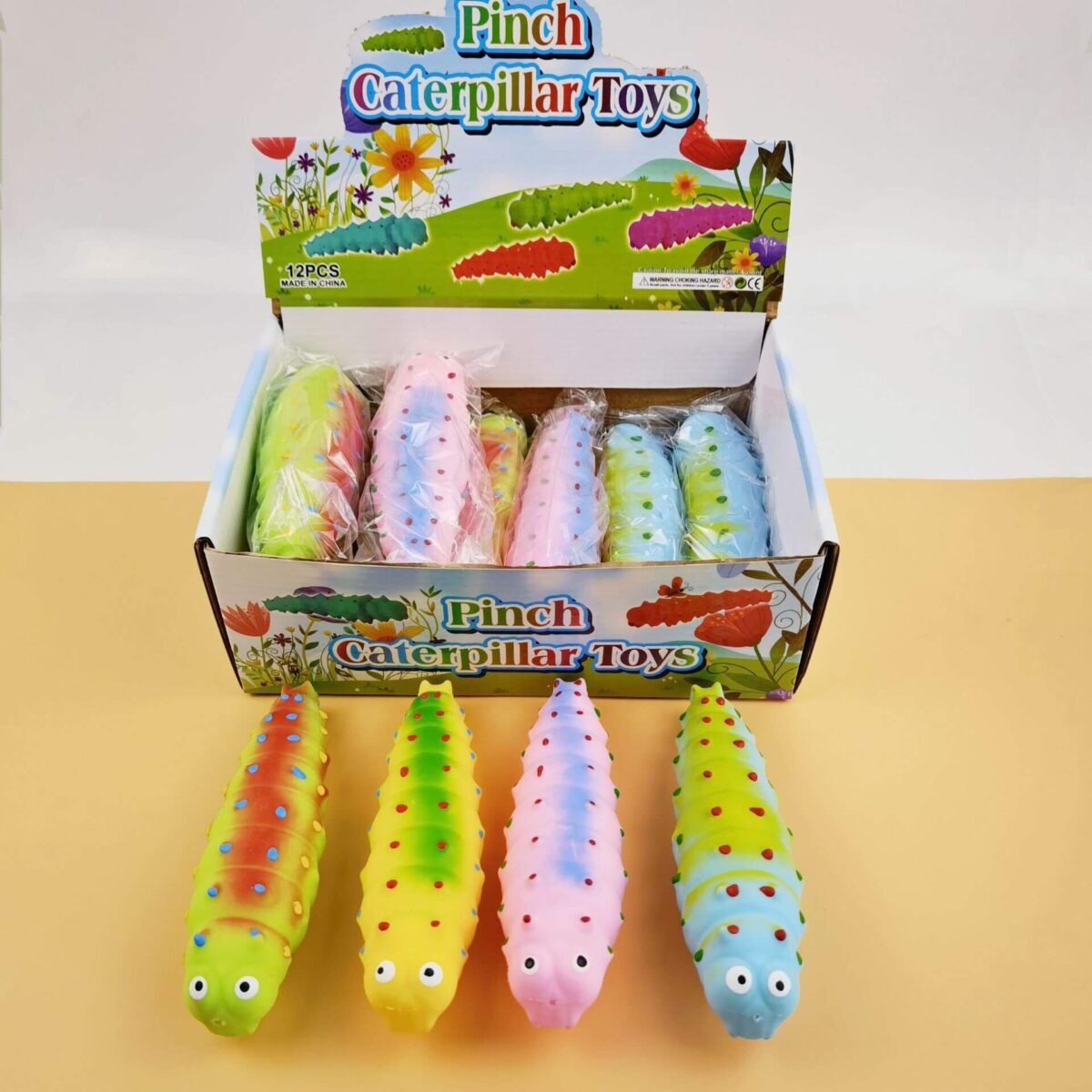 Caterpillar Strechy Squeeze Fidget Μπομπονιέρα για πάρτι παιχνιδιών 1