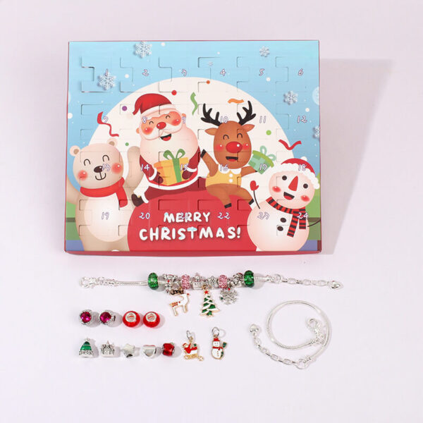 Christmas Advent Calenar Countdown Blind Box DIY Jewelry Bracelet Main image 1