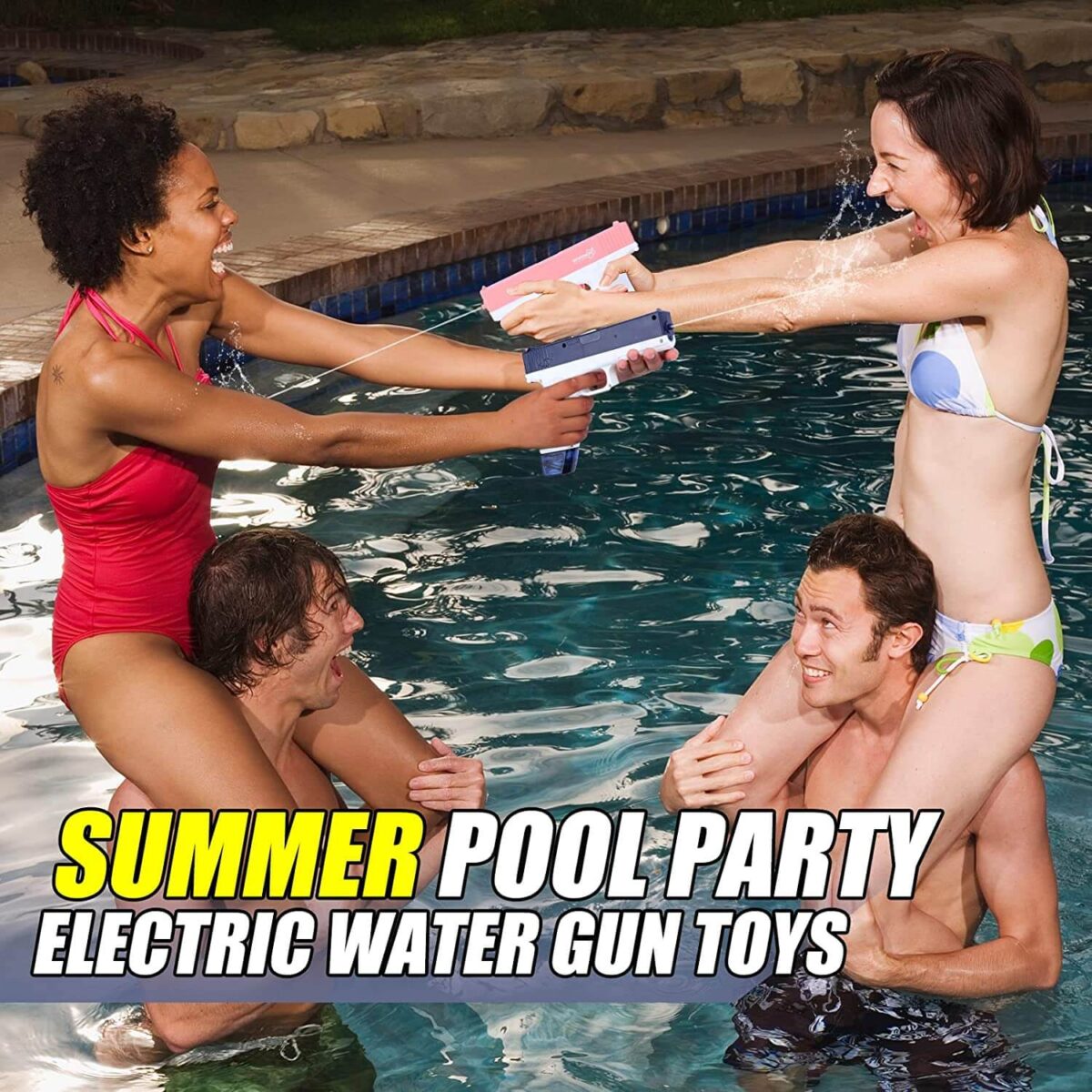 Electric Water Gun Automatic Repeater Water Toy Wholesale detail 14