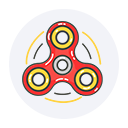 Fidget Spinner Toy Icon