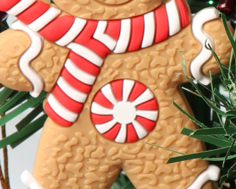 Gingerbread Man Ornaments Christmas Tree Pendant Decoration Description Image 3