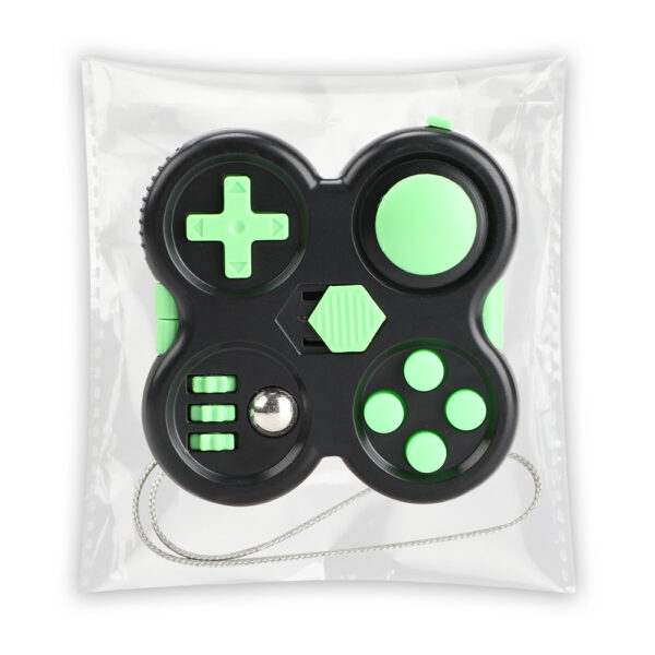Green 12 Fuctions Fidget Pad Game Controller Fidget Toy