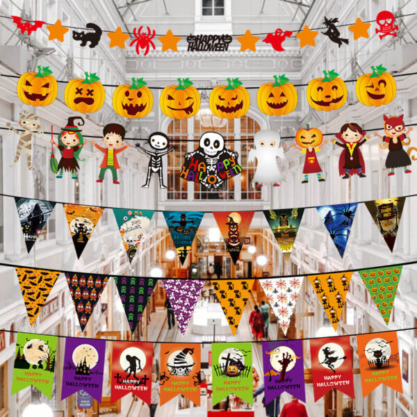 Halloween Banner Clipart Mall Bar Party Decoration 1 1