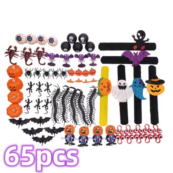 Halloween Blind Mystery Box Toy Pack 65pcs
