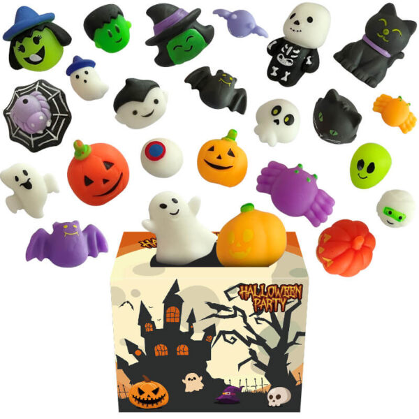 Halloween Mochi Squishy Toys Party Favors Gifts Bulk 1