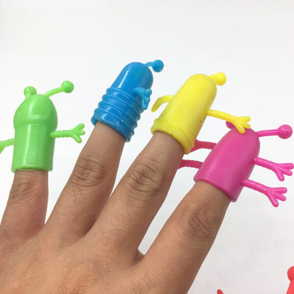 Halloween Monster Shape Finger Puppet Stretch Toy 10 Pack 2