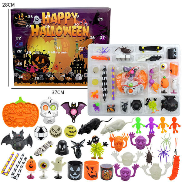 Happy Halloween Fidget Advent Calendar Countdown 10 Days Sensory Toys ST 018