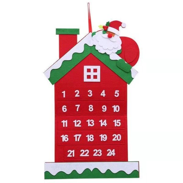 House Felt Advent Calendar Kit Chritmas Countdown