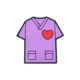 Variation picture for Purple nurse uniform