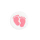 Variation picture for #11 footprints pink