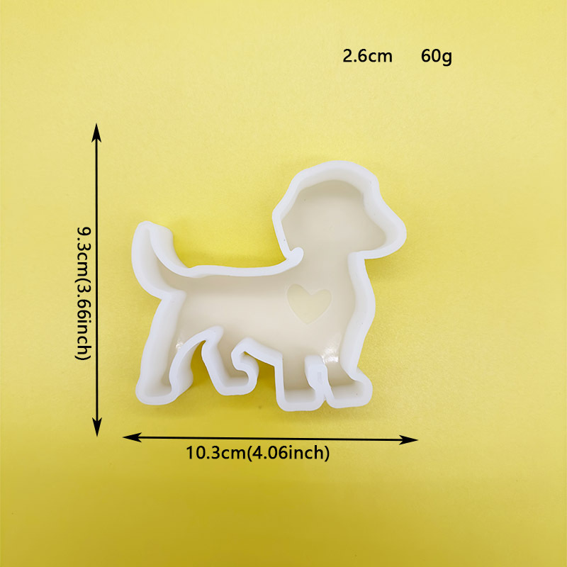 Weenie Dog Silicone Mold - Freshies, Molds, Freshie Mold, Molds